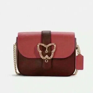Coach Gemma Crossbody Bag In Colorblock With Butterfly Buckle EUC